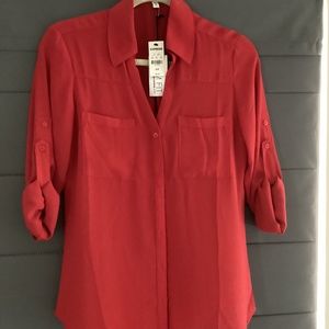 Donating to Goodwill 9/2!  Express Slim Fit Button Down Blouse